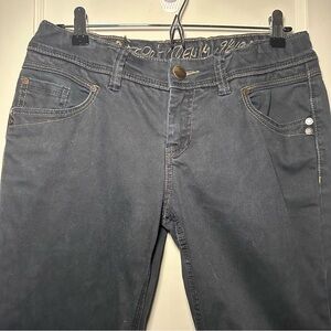 Low Rise Esprit 94107 Bootcut Jeans, Very Dark Blue/Black, Sz 29